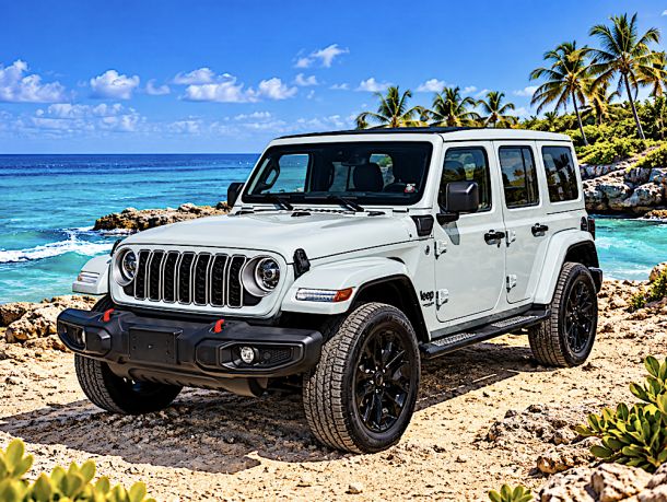 Jeep Wrangler Hybride Cabrio met elektrisch Sunroof Unlimited 4xe 380 ( LM)